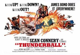 James Bond Thunderball movie poster