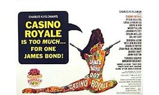 James Bond Casino Royale (1967) movie poster