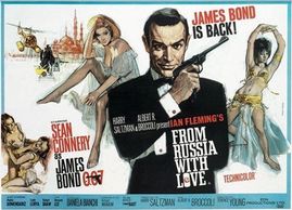 James Bond From Russia With Love movie poster