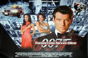 James Bond Tomorrow Never Dies movie poster