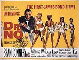 James Bond Dr. No movie poster