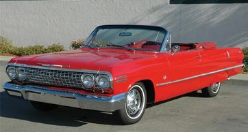 Chevrolet Impala Convertible 1963 model