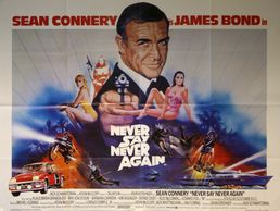 James Bond Never Say Never Again movie poster