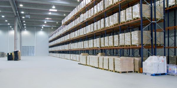 inside of warehouse