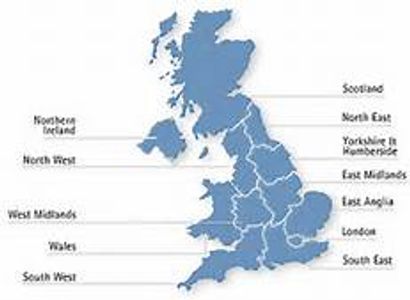 map of united kingdom