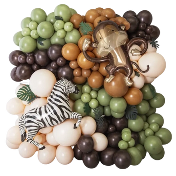 balloon arch, organic balloons, balloon garland, balloon wall