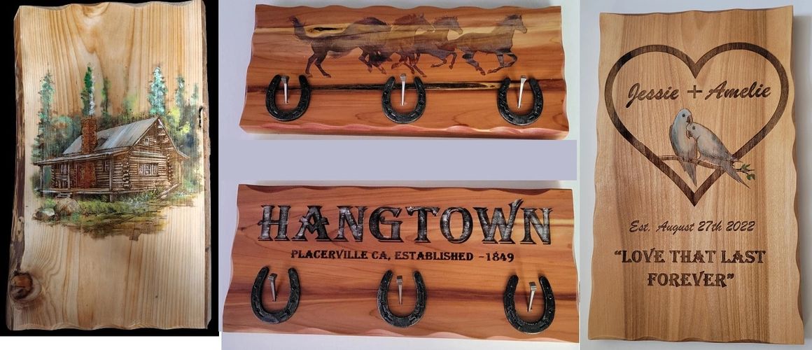 Hand Crafted Natural Wood Gifts & Personalized Live Edge Home