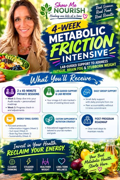 4-week metabolic friction intensive program for weight and health support.