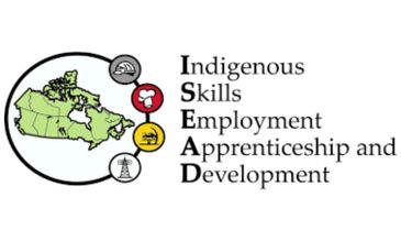 Logo for Indigenous Skills Employment Apprenticeship and Development in Canada.
