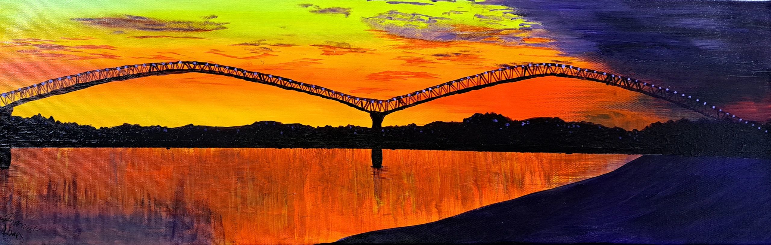 "Memphis Bridge No. 24"
10x30x.5
