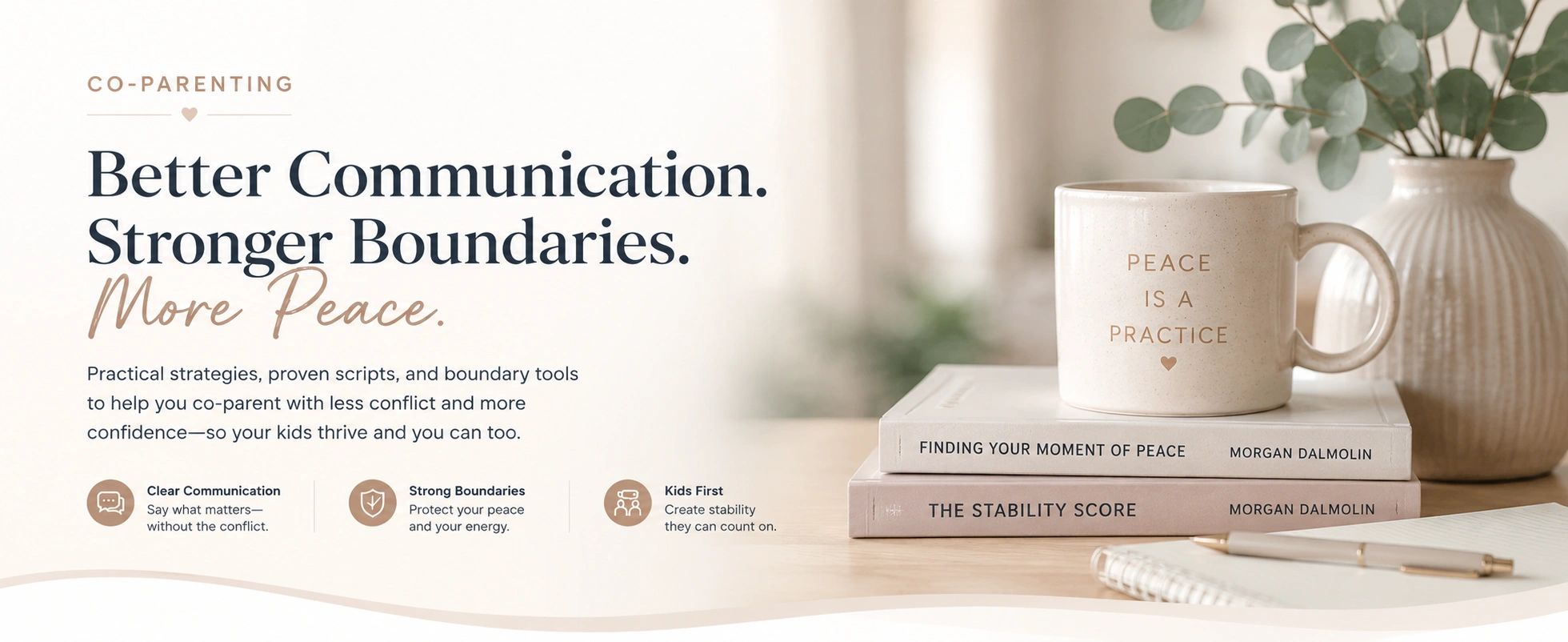 Co-parenting strategies for better communication, stronger boundaries, and more peace.