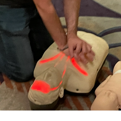 High performance CPR on our modern manikins.