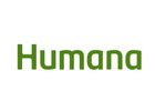 Humana logo with green text on a white background.