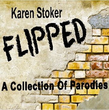 Cover of 'Flipped' by Karen Stoker, a parody collection.