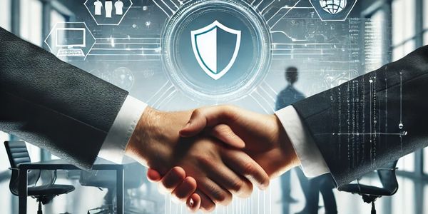 Handshake symbolizing trust, secure IT solutions, and a collaborative partnership for your business.