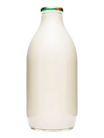 1 pint fresh oat drink glass bottle 