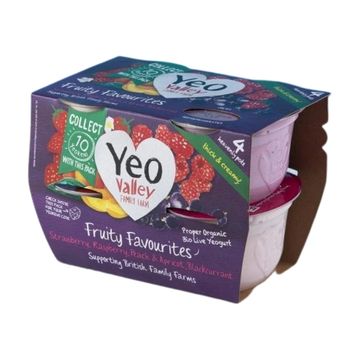 Yeo valley yoghurt 4 pack