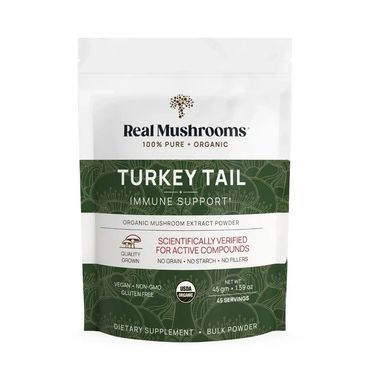 Real Mushrooms  Organic Turkey Tail Extract Powder Immunity†