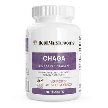 Real Mushrooms Organic Chaga Extract Capsules Gut & Digestion†

Chaga isn’t your typical mushroom. 