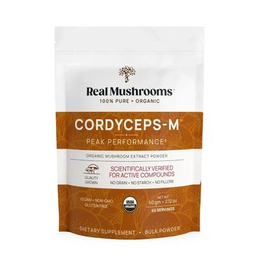 Real Mushrooms Organic Cordyceps Mushroom Extract Powder  Energy†