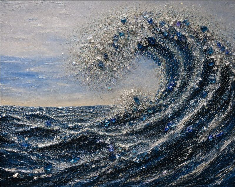 Kimberly Perry Ocean Wave with Frame -35317ab.jpeg