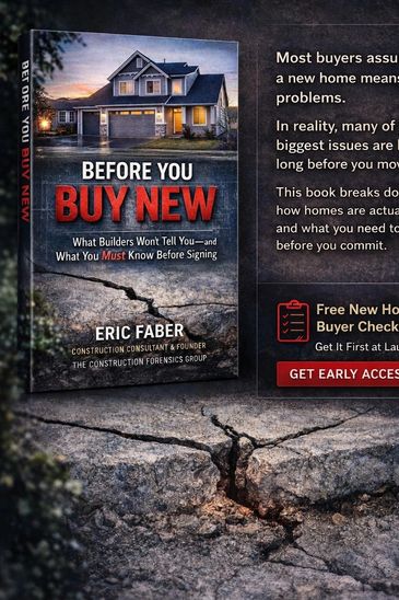 Book titled 'Before You Buy New' on cracked ground.