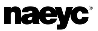Logo with text 'naeyc' in bold black letters.