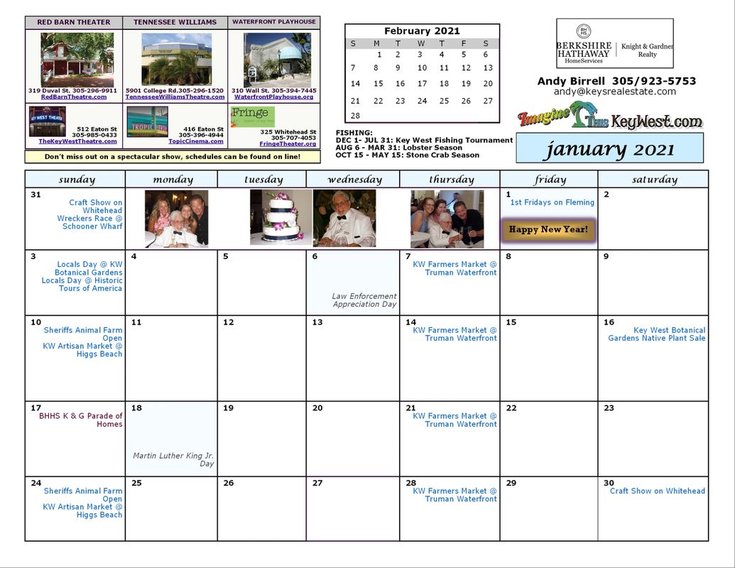 Calendar Of Events In Key West 2021 Calendar 2021