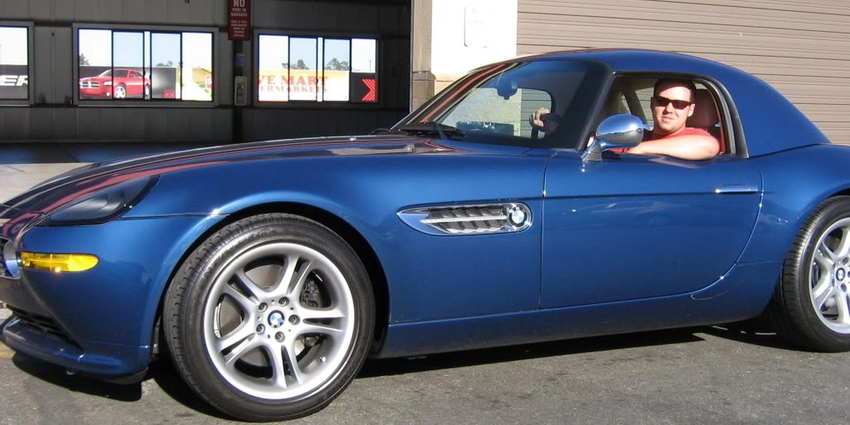 M. T. Blake in a 2003 BMW Z8 at Sears Point Raceway Sonoma California