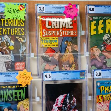 Various graded vintage comic books