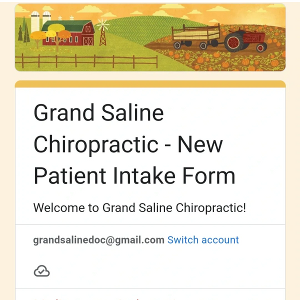 New Patient Intake Form