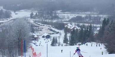 Ski Race on Little Pico B-Slope