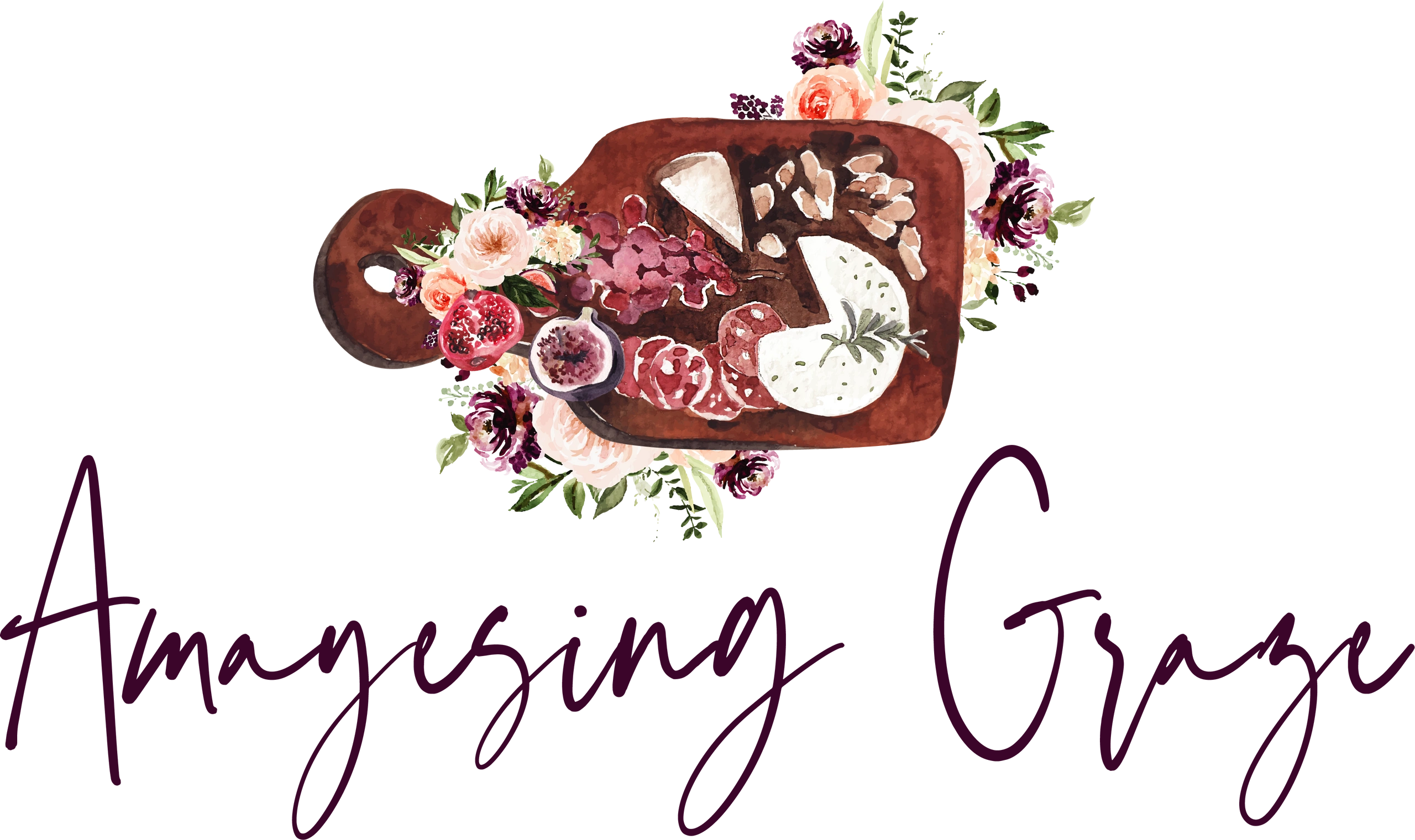 "Amayesing Graze" - Elegant logo embodying gourmet catering and culinary expertise.