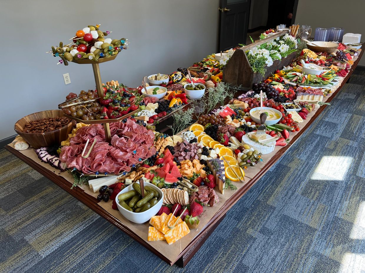 Image of a Grazing Table catered by Amayesing Graze.