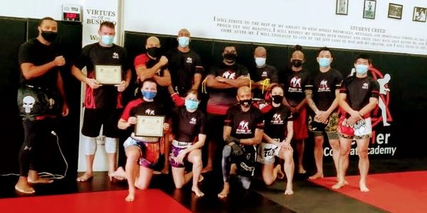 Muay Thai adult students