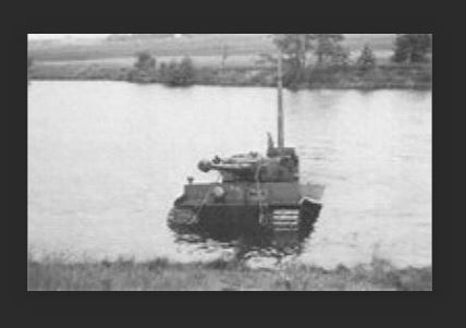 Image of a tank in water