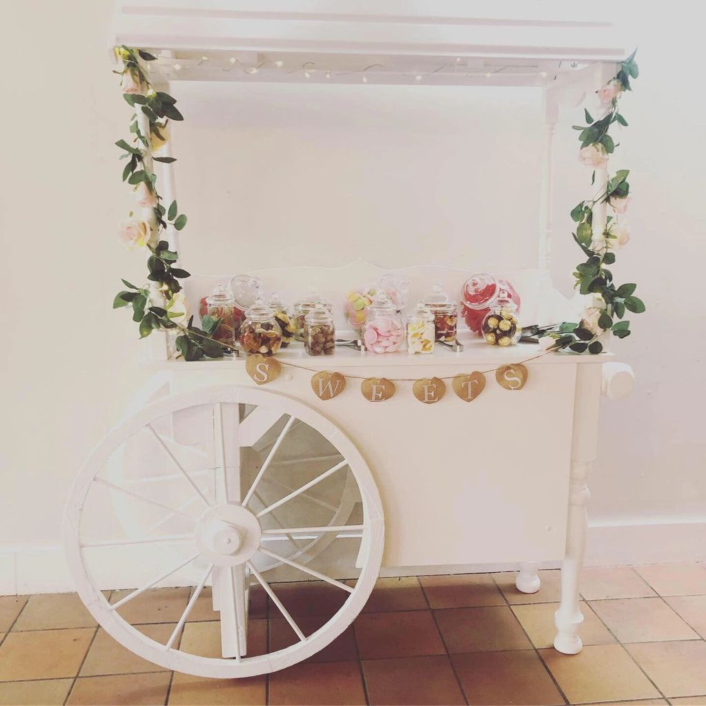 Sweetie Carts
Sweet Cart
Prosecco cart 
Wedding sweet cart
Baby shower sweet cart