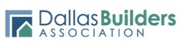 Logo of Dallas Builders Association with house icon.