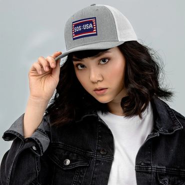 SOS USA Trucker Hat