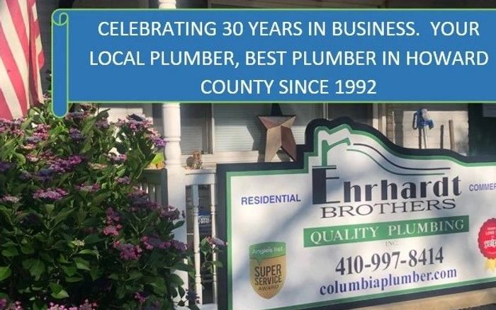 small local plumber in Howard County, Best plumber near me, family owned, Columbia MD plumber