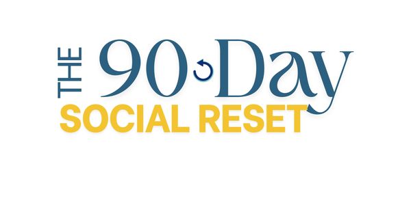 Logo for The 90 Day Social Reset.