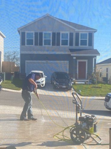 Pressure washing