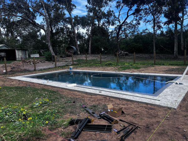 Pre construction pool works