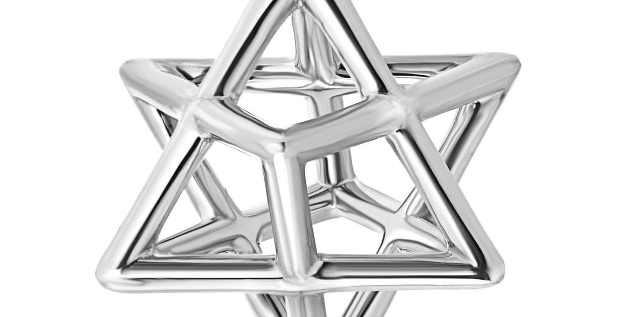 what is merkaba - 3D Star of David pendant