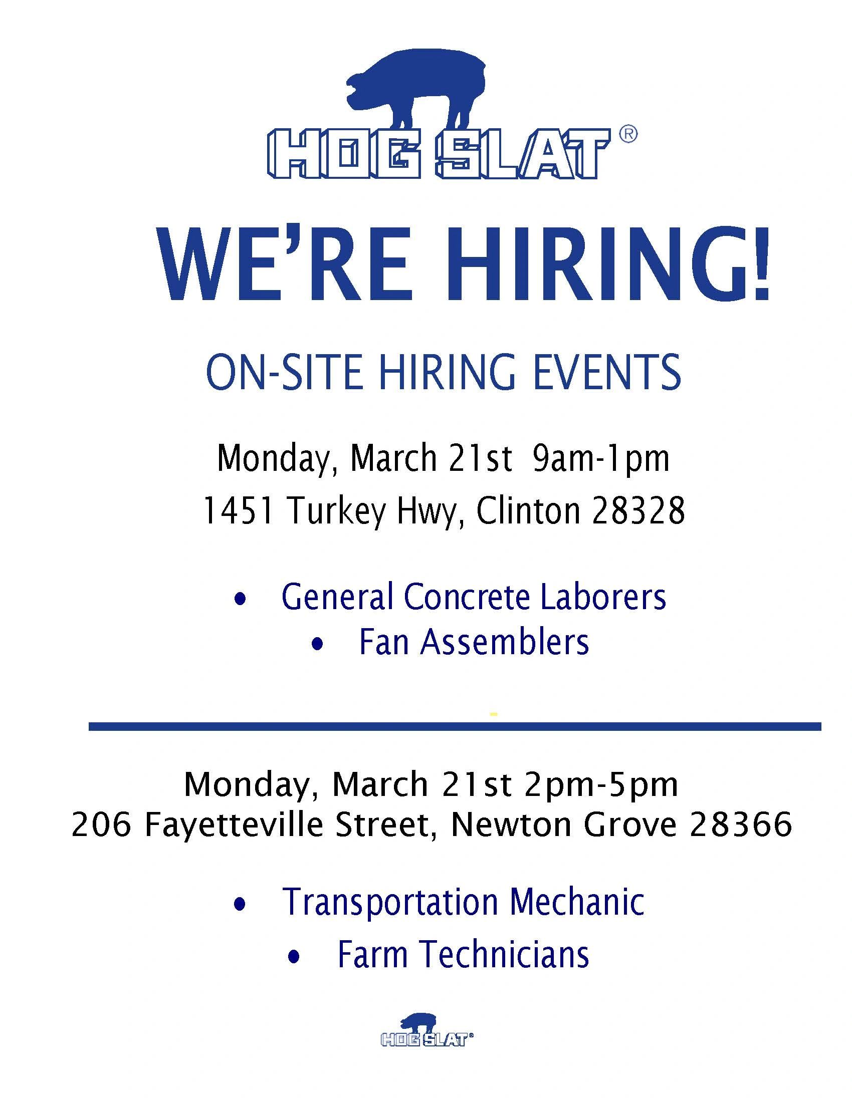 Hog Slat Jobs - lxwbjyw