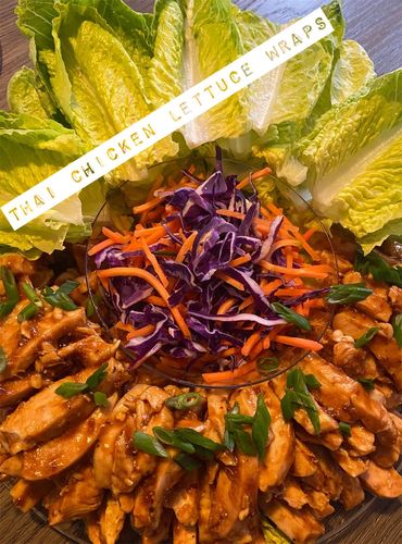 Thai Chicken Lettuce Wraps