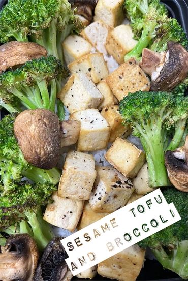 Sesame Tofu and Broccoli