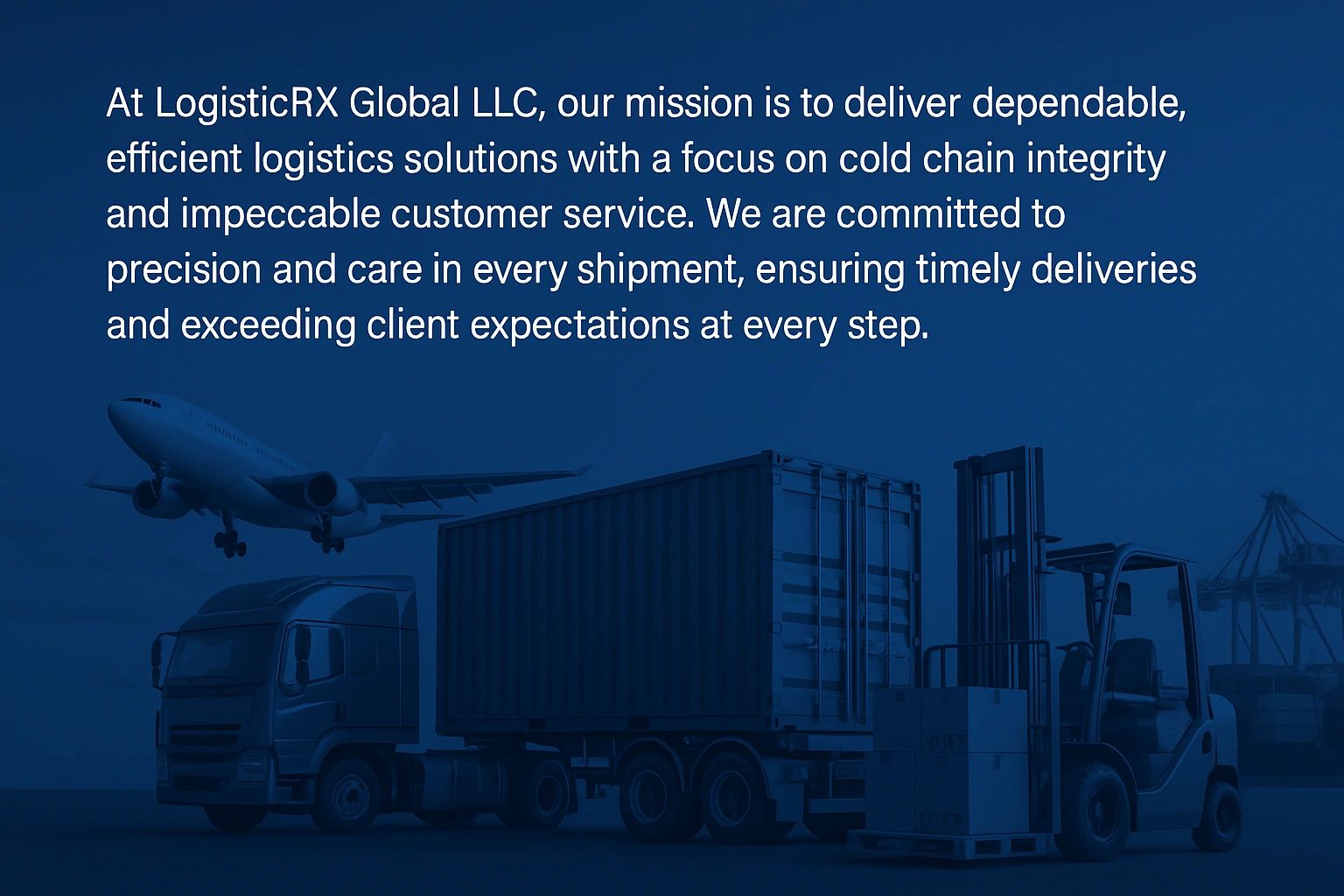 Quick Rx Logistics Logo Logistic RX