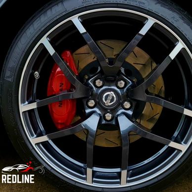 Wheel & caliper ceramic coating protection - Redline Professional Mobile Detailing 