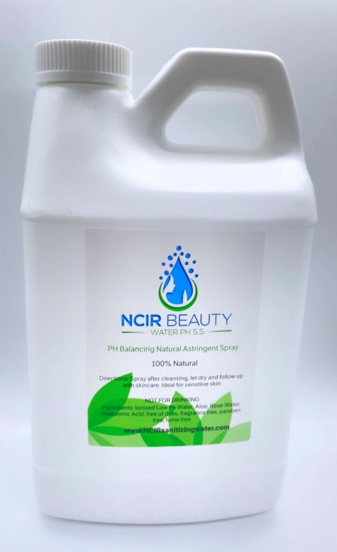 NCIR Beauty Water 1/2 gallon- 64 oz.